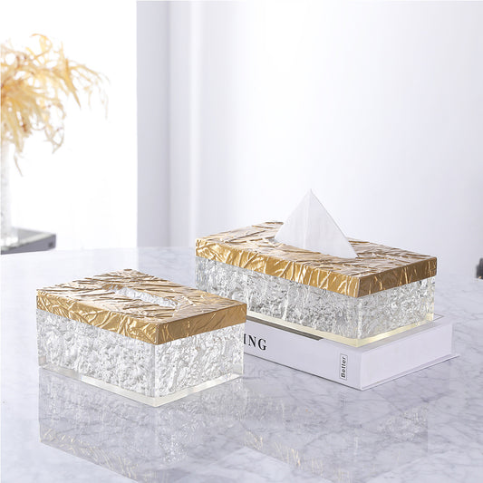 Luxe Divine Collection ~ Modern Luxury Creative Crystal Tissue Box