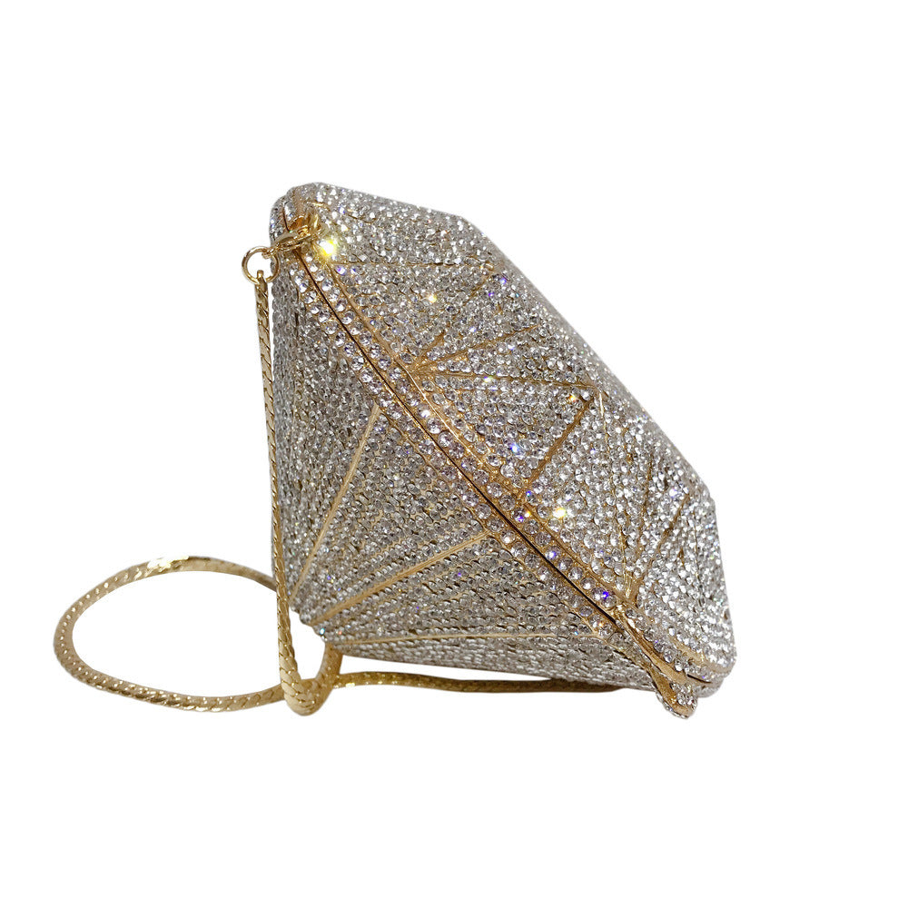 Luxe Divine Collection ~ Three-dimensional diamond shape handbags