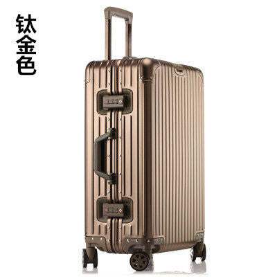 Luxe Divine Collection ~ Aluminum Magnesium Alloy Luggage Large Capacity Trolley Case