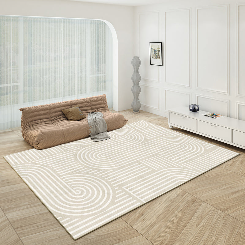 Luxe Divine Collection ~ Luxury Household Simple Cream Style Rug/Carpet