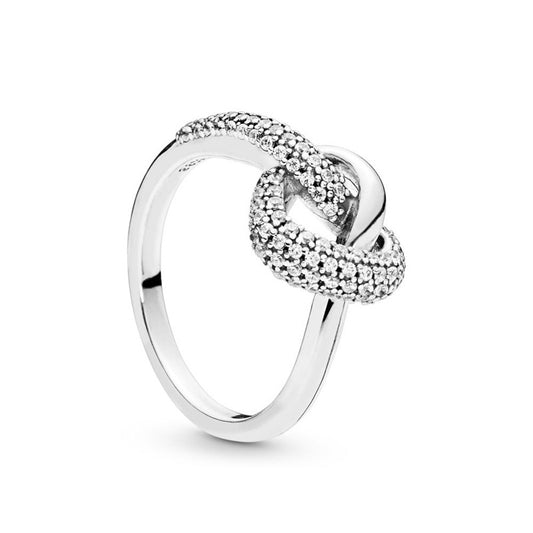 Luxe Divine Collection ~ Silver Ring Pure Silver Heart Ring Concentric