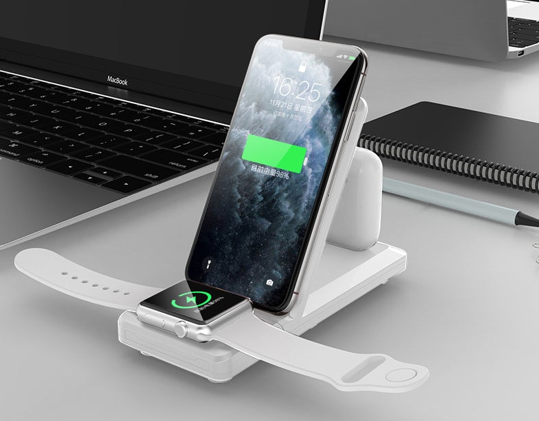 Luxe Divine Collection ~ Folding three-in-one multifunctional wireless charger