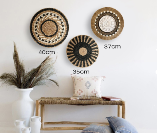 Luxe Divine Collection ~ Moroccan Bohemian Wall Decor Hanging Plate