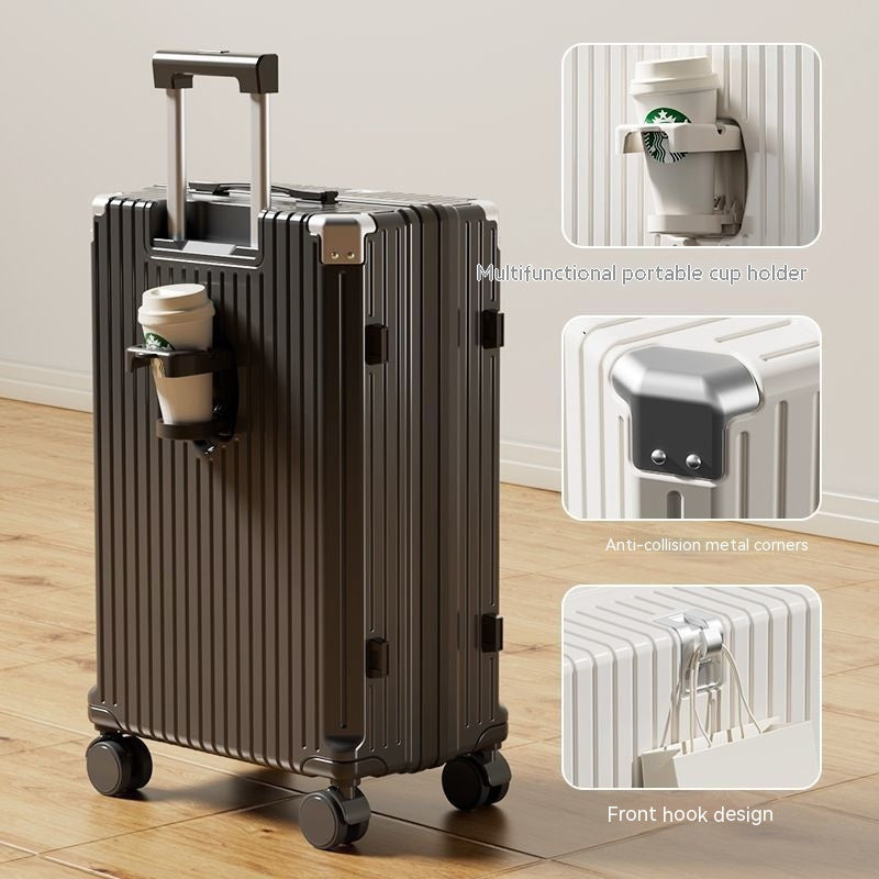 Luxe Divine Collection ~ Luggage Trolley Case Genuine Leather