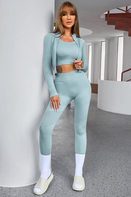 Luxe Divine Collection ~ Tank Cropped Active Top and Pants Set