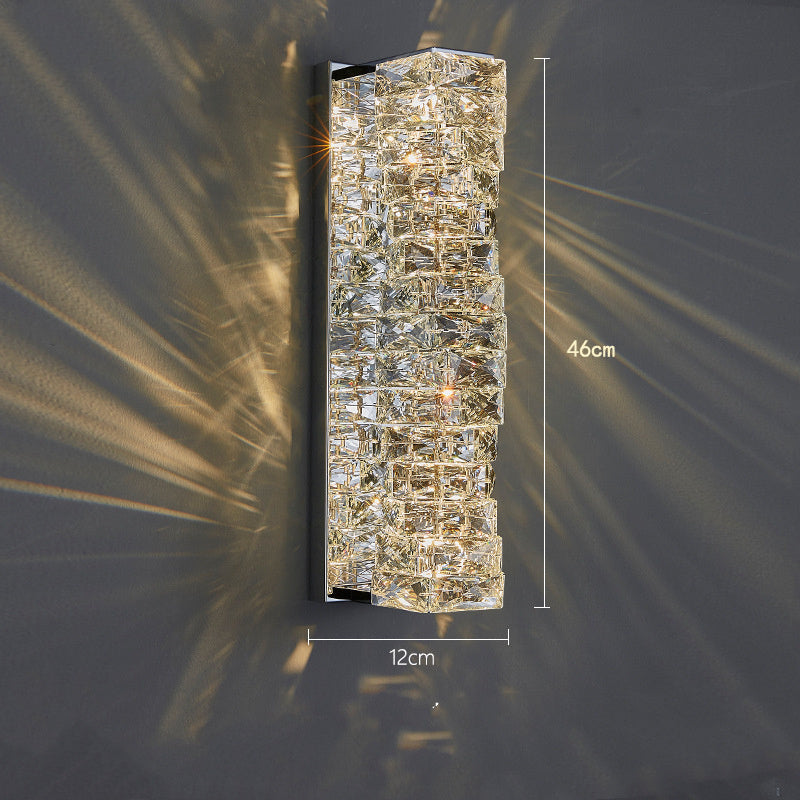 Luxe Divine Collection ~ Nordic Minimalist Crystal Wall Light