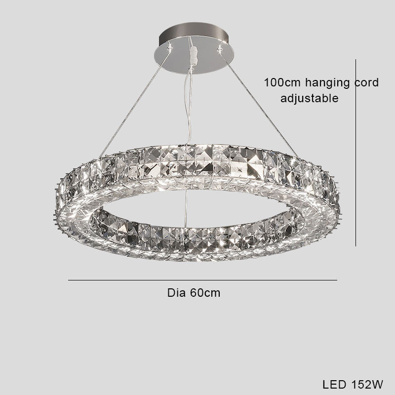 Luxe Divine Collection ~ Luxury Style Crystal Chandelier Modern Simple Led