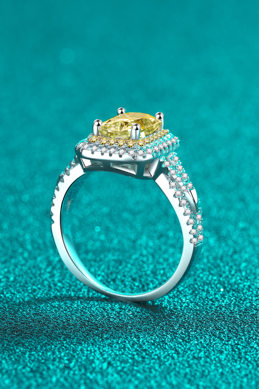 Luxe Divine Collection ~ 2 Carat Moissanite Ring