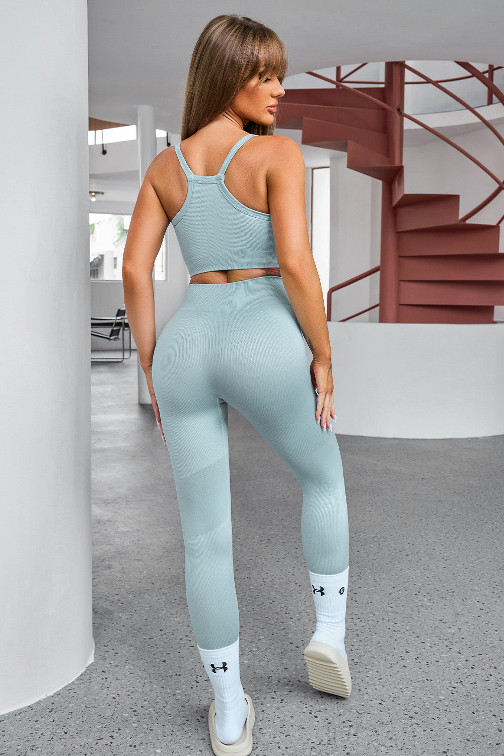 Luxe Divine Collection ~ Tank Cropped Active Top and Pants Set