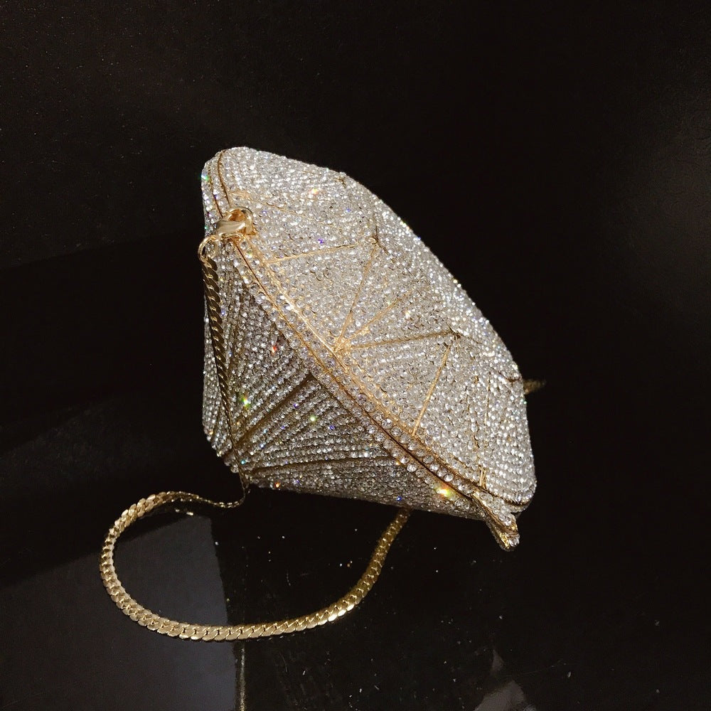 Luxe Divine Collection ~ Three-dimensional diamond shape handbags