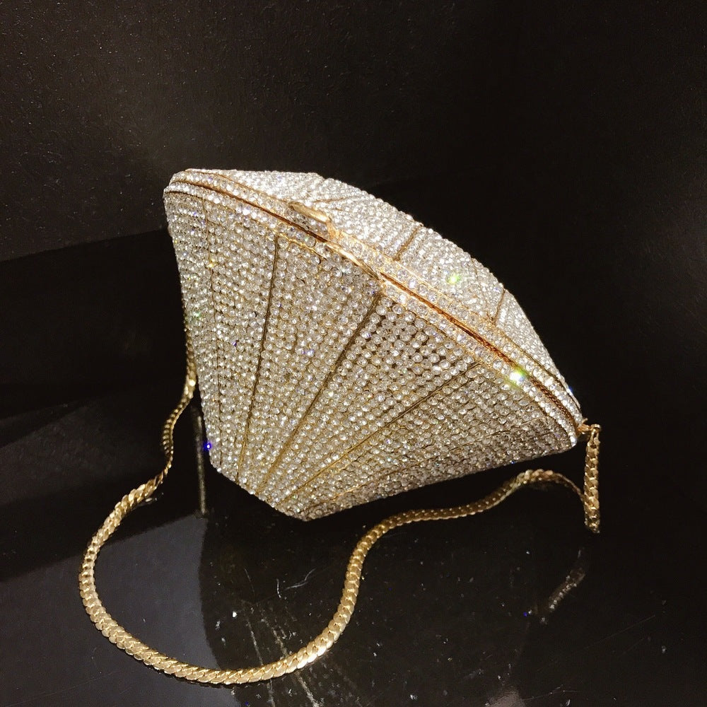 Luxe Divine Collection ~ Three-dimensional diamond shape handbags