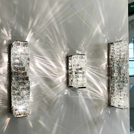 Luxe Divine Collection ~ Nordic Minimalist Crystal Wall Light