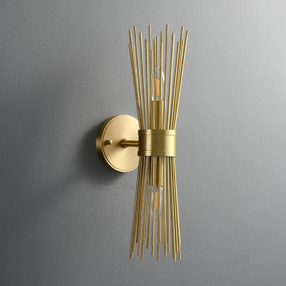 Luxe Divine Collection ~ Art Deco Design Copper Wall Sconce Murale AC110v 220V Luxury Home Decor