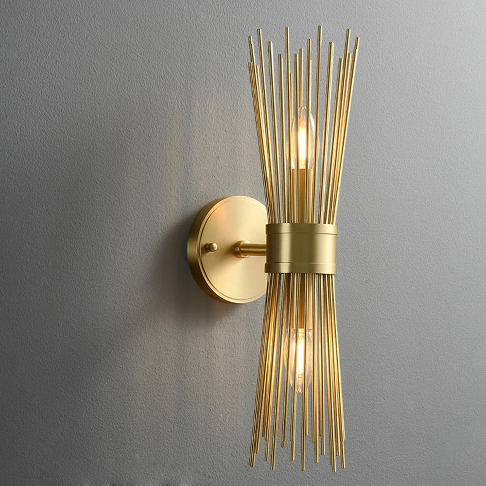 Luxe Divine Collection ~ Art Deco Design Copper Wall Sconce Murale AC110v 220V Luxury Home Decor