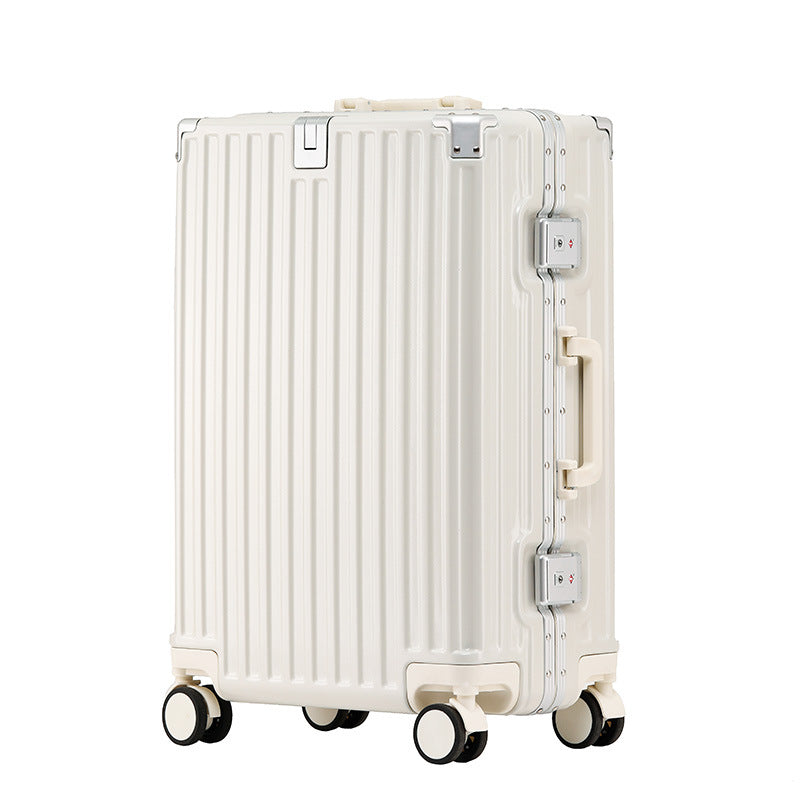 Luxe Divine Collection ~ Aluminum Frame Luggage Solid Extra Thick And Durable Trolley Case