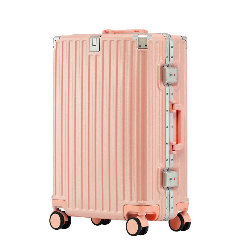 Luxe Divine Collection ~ Aluminum Frame Luggage Solid Extra Thick And Durable Trolley Case