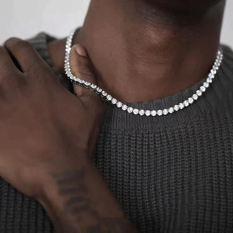 Luxe Divine Collection ~ Iced Out Tennis Chain Necklace