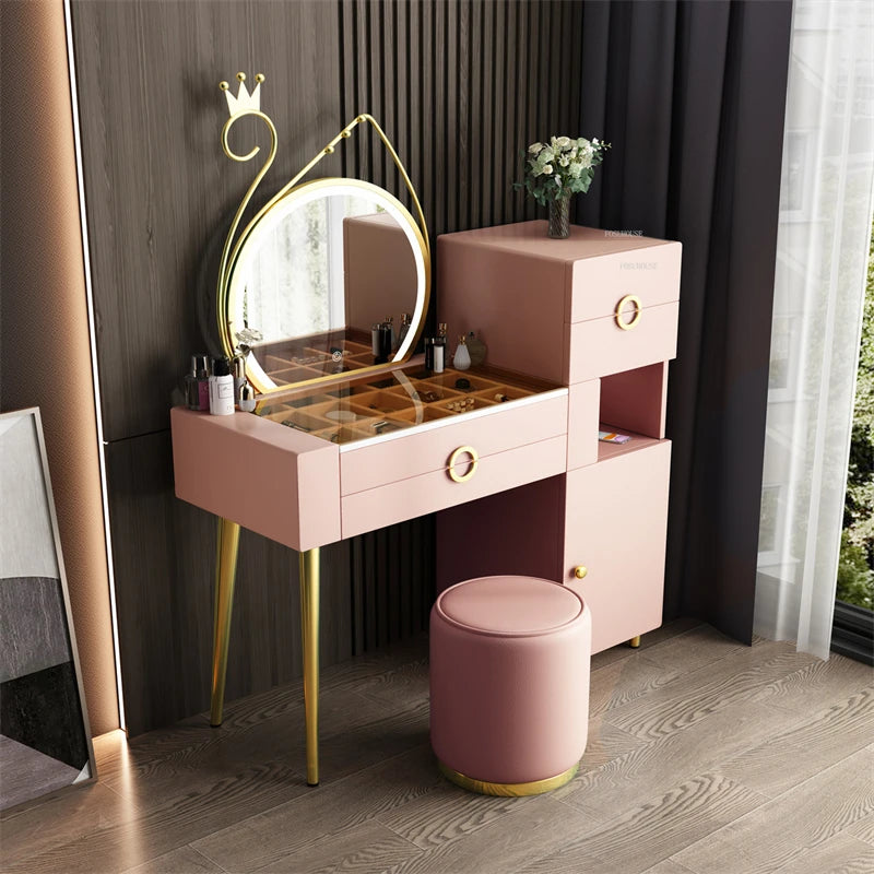 Luxe Divine Collection ~ Nordic Vanity Princess Dressing Tables Luxury Home Dresser