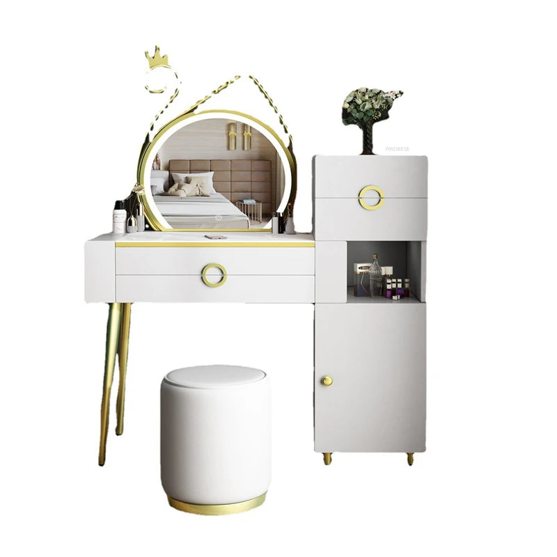 Luxe Divine Collection ~ Nordic Vanity Princess Dressing Tables Luxury Home Dresser