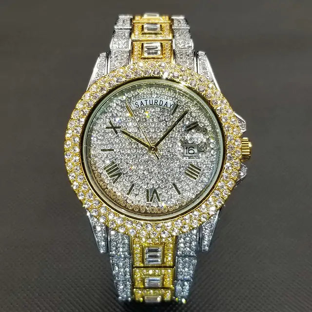 Luxe Divine Collection ~ Men's Luxury Crystal Watch