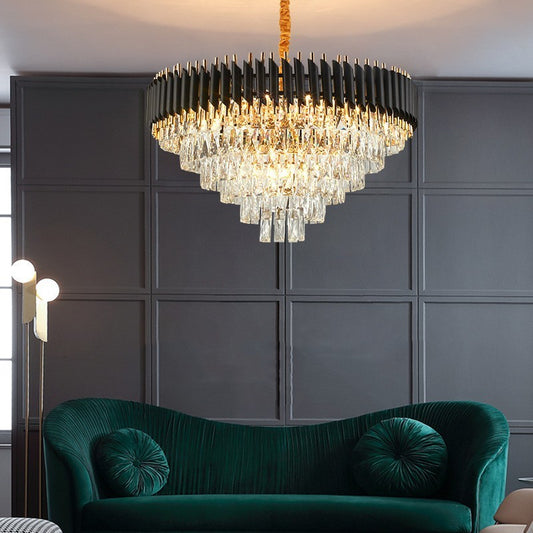 Luxe Divine Collection ~ Simple Living Room Crystal Chandelier