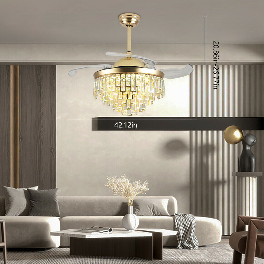 Luxe Divine Collection ~ Luxury Crystal European Fan Light Restaurant