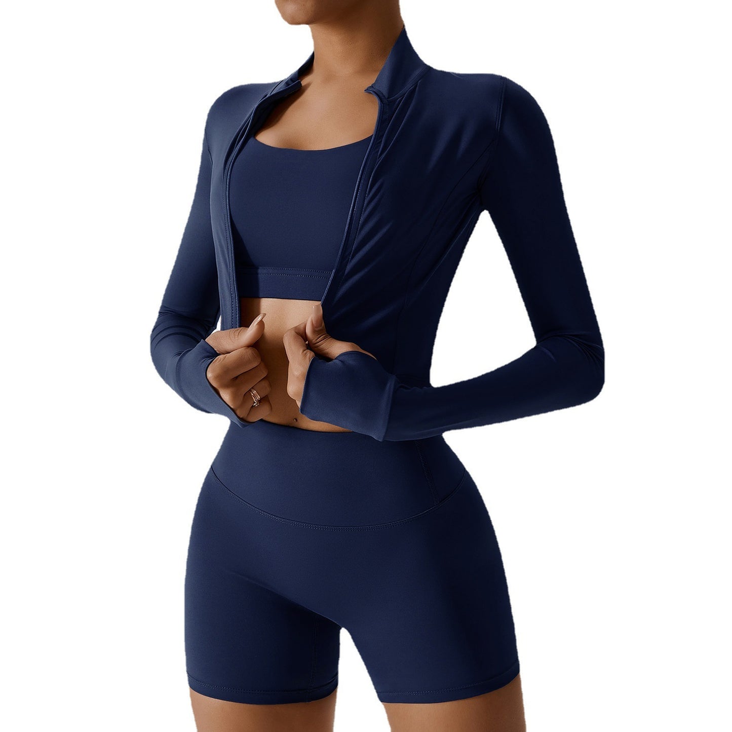 Luxe Divine Collection ~  Sports Skinny Yoga Suit Nude Feel