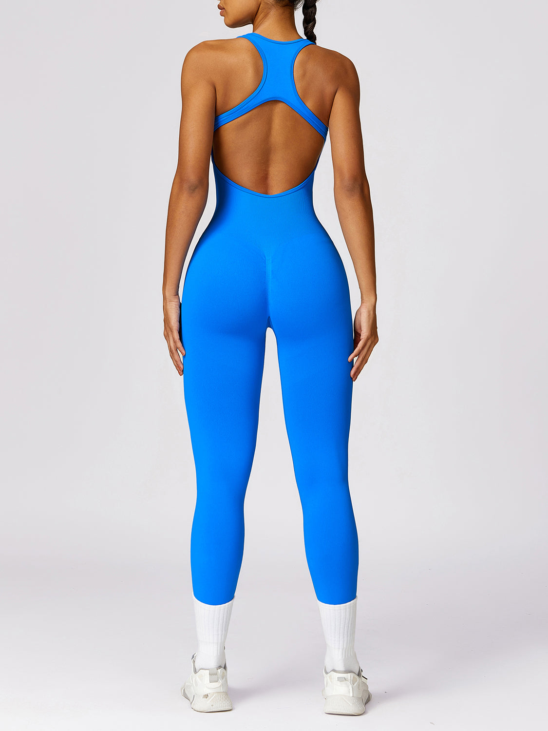 Luxe Divine Collection ~ Basic Bae Sleeveless Cutout Racerback Active Jumpsuit