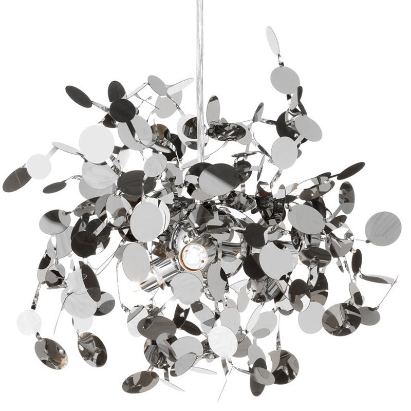 Luxe Divine Collection ~ Nordic Minimalist Living Room Stainless Steel Chandelier1