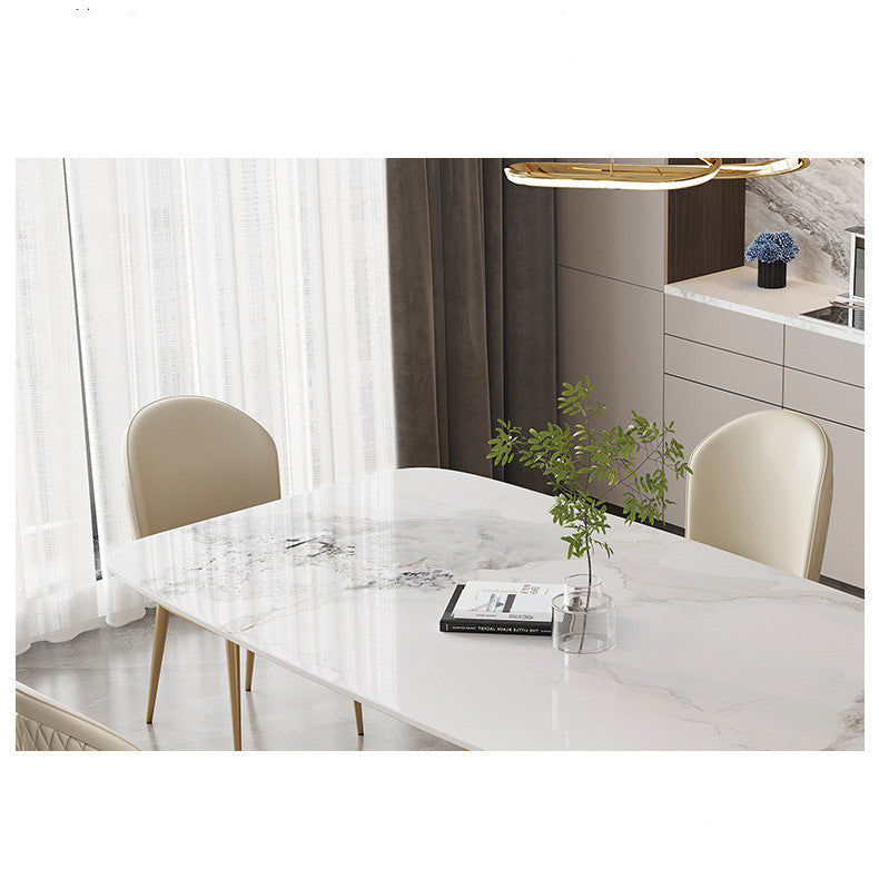 Luxe Divine Collection ~ Small Household Stainless Steel Dining Table And Chair Combination