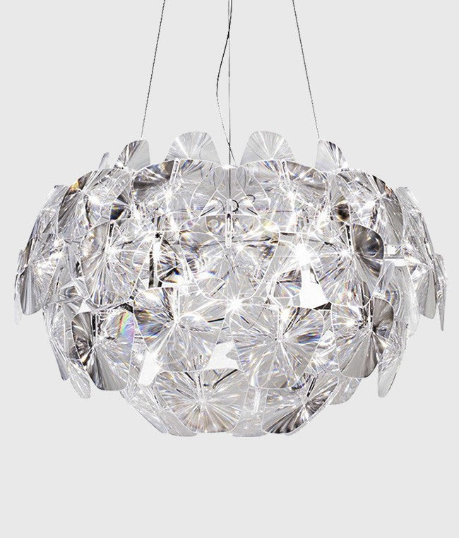 Luxe Divine Collection ~ LED Acrylic Living Room Apple Chandelier