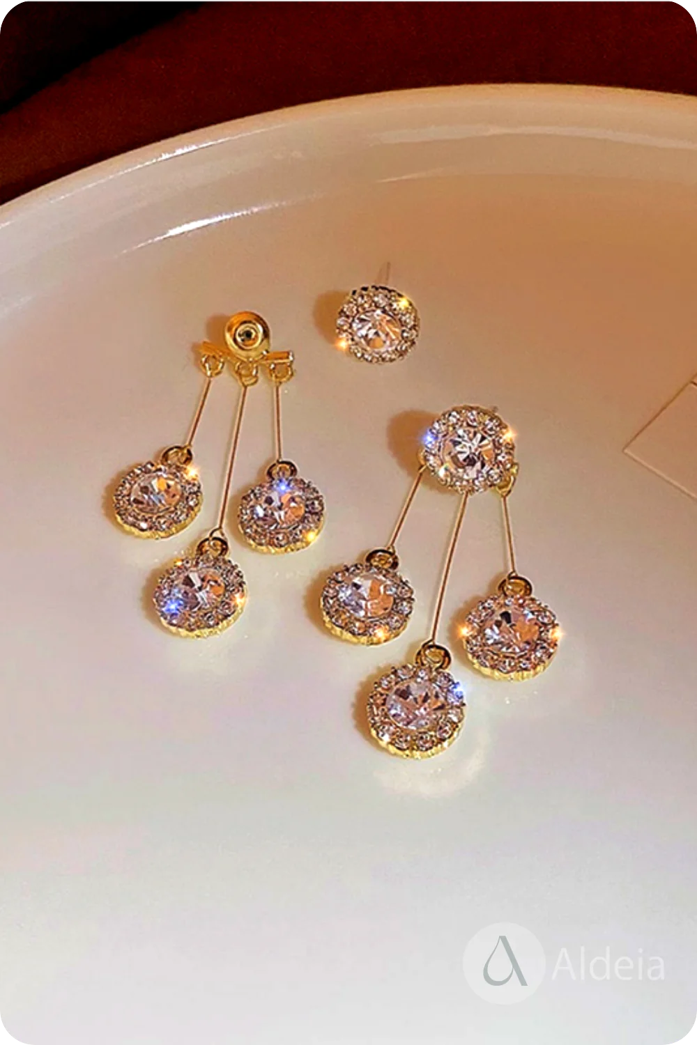 Luxe Divine Collection ~ Virtus Luxury Zircon Stone Earring