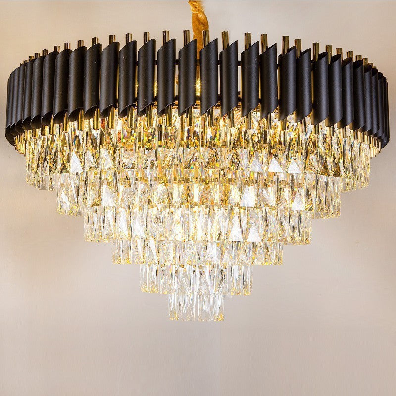 Luxe Divine Collection ~ Simple Living Room Crystal Chandelier