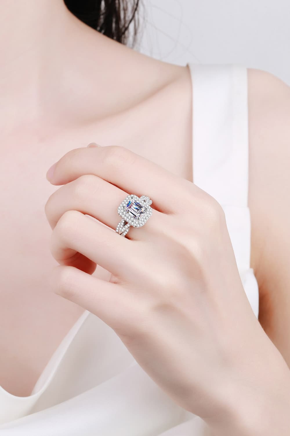 Luxe Divine Collection ~ 2 Carat Moissanite Ring