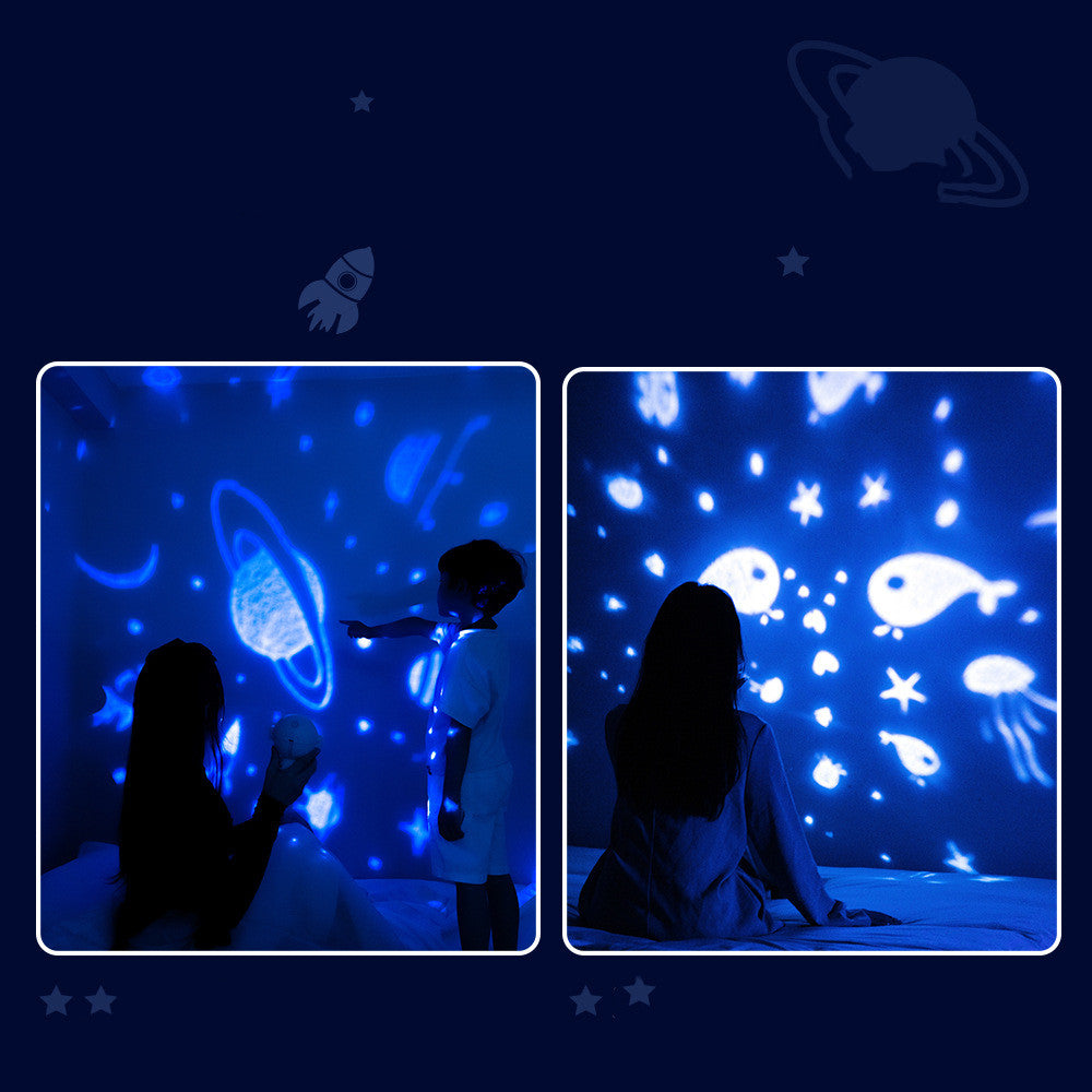 Luxe Divine Collection ~ Star Projector Sky Night Light Astronaut Lamp Spaceman Projection