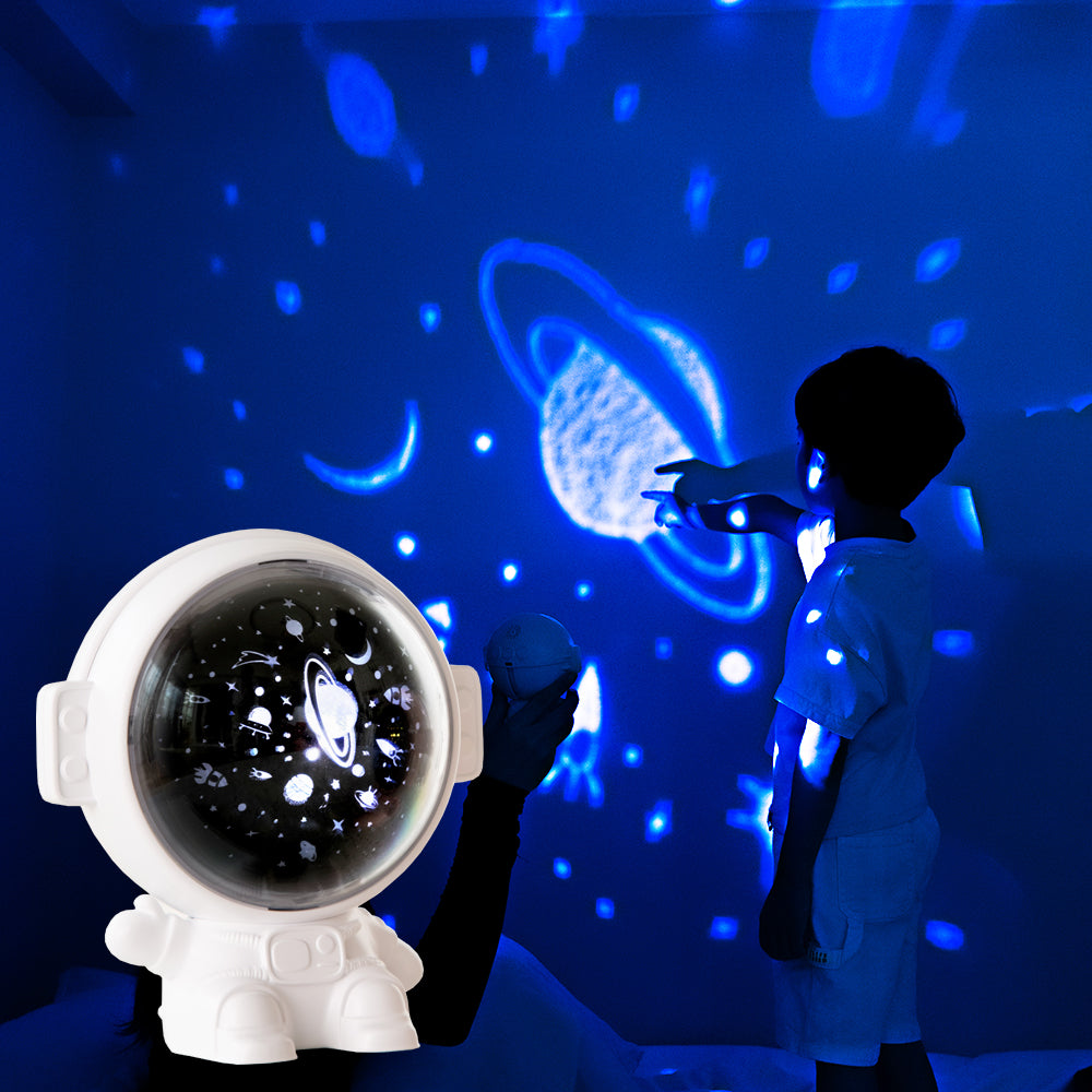 Luxe Divine Collection ~ Star Projector Sky Night Light Astronaut Lamp Spaceman Projection