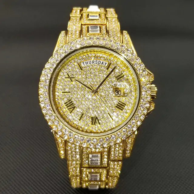 Luxe Divine Collection ~ Men's Luxury Crystal Watch