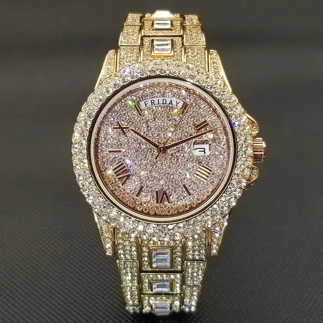 Luxe Divine Collection ~ Men's Luxury Crystal Watch